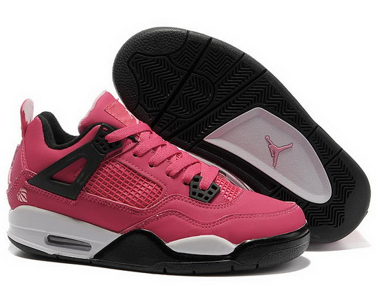 Womens Air Jordan Retro 4 Pink Black Coupon